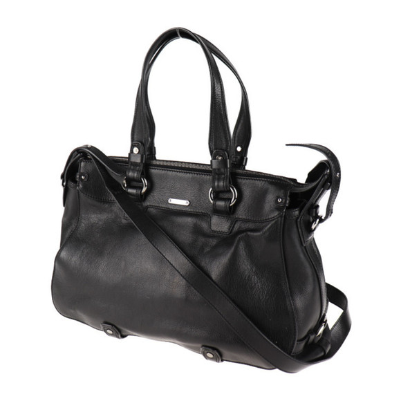 CELINE Celine handbag leather black 2way shoulder bag - Picture 2 of 9